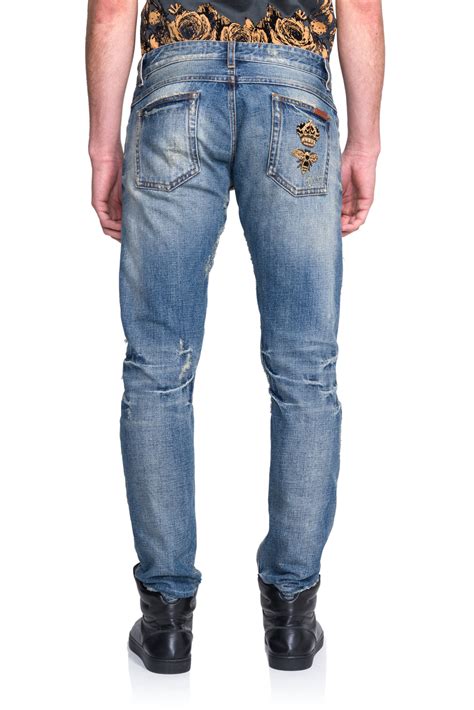 dolce gabbana men jeans|dolce gabbana distressed jeans.